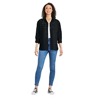 Chemise surdimensionnée à œillets George pour femmes Tailles TP–TTG