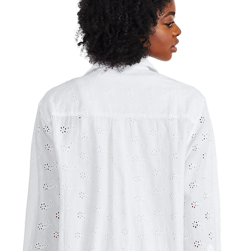 George Women's Oversized Eyelet Shirt