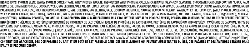 Barres protéiniques Detour au caramel et arachides