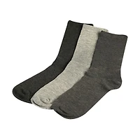 George Women's 3 Pairs Crew Socks, Sizes 4-10