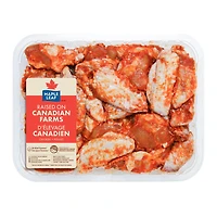 Maple Leaf BBQ Seasoned Fresh Chicken Split Wings, 20 Pieces, 0.84 - 1.04 KG