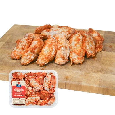 Maple Leaf BBQ Seasoned Fresh Chicken Split Wings, 20 Pieces, 0.84 - 1.04 KG