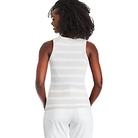 Débardeur côtelé à col haut George pour femmes