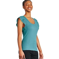 George Women's Flutter Sleeve Tee
