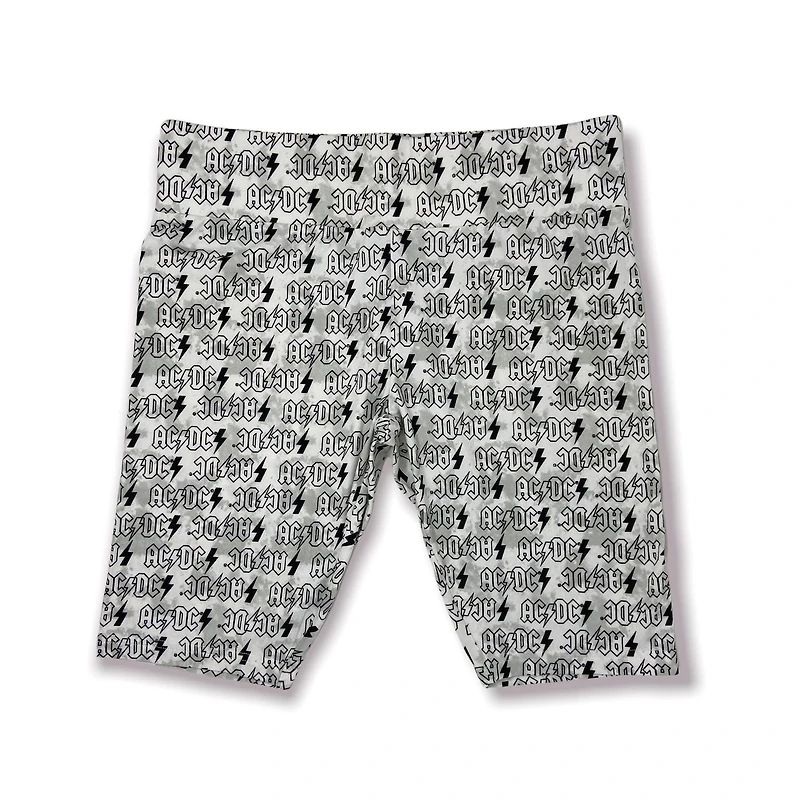 AC/DC Short de vélo au genou pour femme