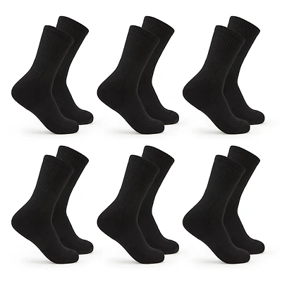 Fruit of the Loom All Day Comfort Cotton Blend Mid Crew Socks for Men, Fruit of the Loom All Day Comfort Mid Calf Socks