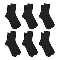 Fruit of the Loom All Day Comfort Cotton Blend Mid Crew Socks for Men, Fruit of the Loom All Day Comfort Mid Calf Socks
