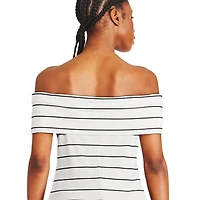 George Women's Off Shoulder Rib Top