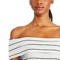 George Women's Off Shoulder Rib Top