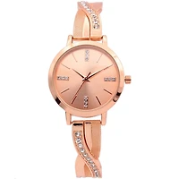 Montre pour femmes avec demi-bracelet rigide