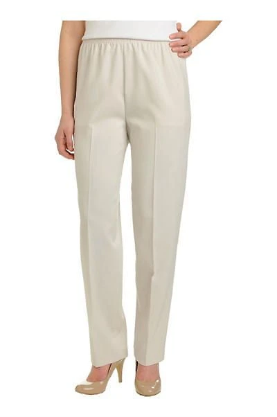 Pantalons Alia à jambe droite et à taille élastique pour femmes