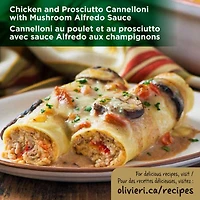 Olivieri Fresh Cannelloni Chicken Prosciutto, Fresh Pasta, 540 g