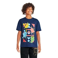T-shirt à manches courtes Pokémon pour garçons Tailles TP–TG