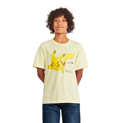 T-shirt à manches courtes Pokémon pour garçons Tailles TP–TG