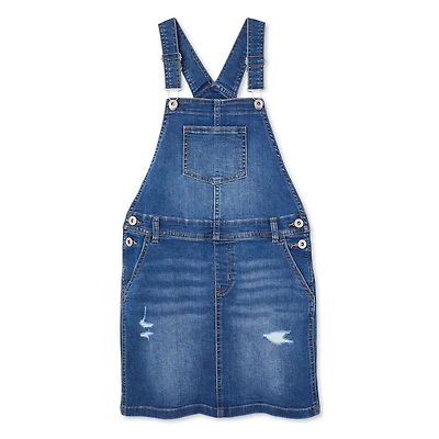 Jupe-salopette en denim George pour filles