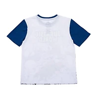 Jurassic World T-shirt bleu à manches courtes pour garçon