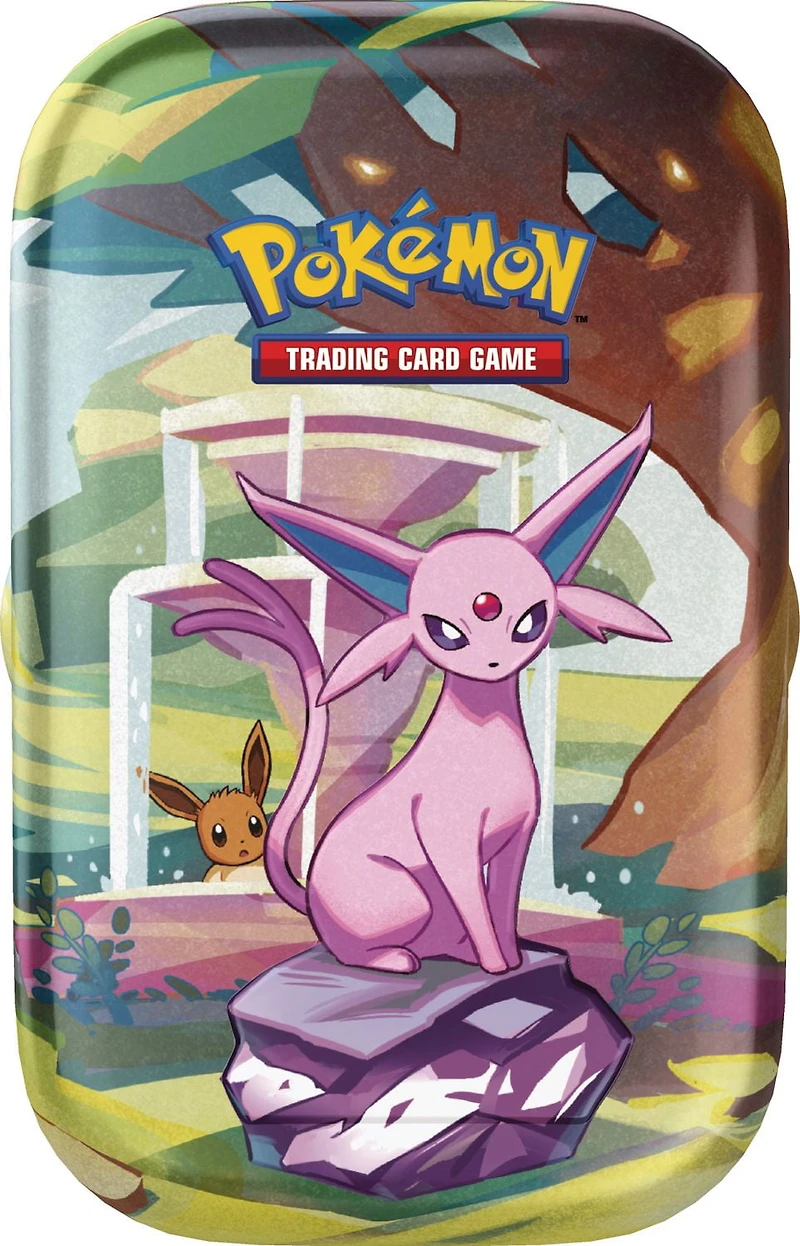 Pokémon TCG: Scarlet & Violet—Prismatic Evolutions Mini Tin | Recevez 1 boîte au hasard !