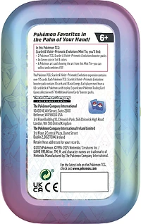 Pokémon TCG: Scarlet & Violet—Prismatic Evolutions Mini Tin | Receive 1 Tin at Random!