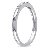 Miabella Diamond-Accent Sterling Silver Anniversary Ring