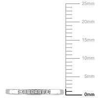 Miabella Diamond-Accent Sterling Silver Anniversary Ring