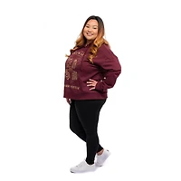 Ladies Plus Harry Potter Which Hogwarts House Long Sleeve Hoodie