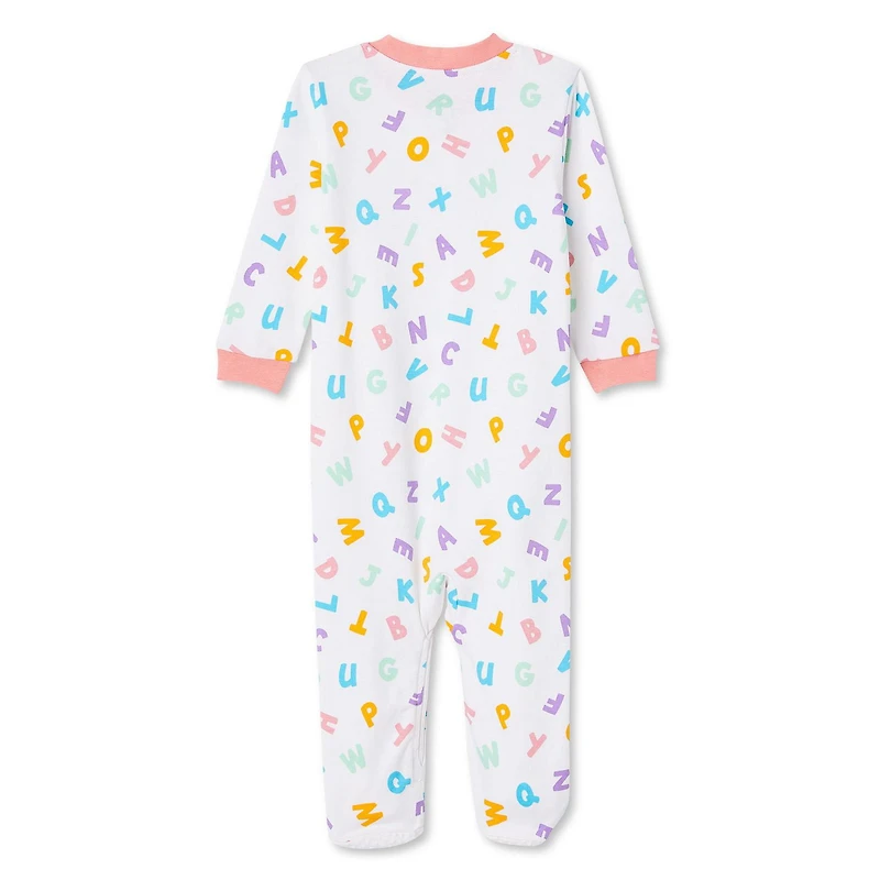 Grenouillère à fermeture éclair George pour bébés filles Tailles 0-24 mois