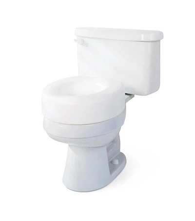 Rehausseur de siège de toilette économique Medline 5", sans verrouillage, capacité de poids de 400 lb