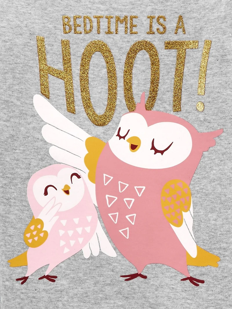 Child of Mine made by Carter's Girl' Cotton 4-piece Pyjama - Owl