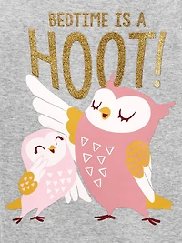 Child of Mine made by Carter's Girl' Cotton  4-piece Pyjama - Owl