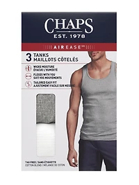 Camisoles assorties pour hommes Chaps, paquet de 3 AUTHENTIQUE, CLASSIQUE, INTEMPOREL