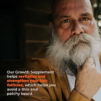 Wild Willies Beard Growth Supplement with Biositol AsX, 60 Capsules, Beard Growth Supplement