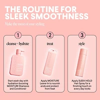 MONDAY Haircare SLEEK HOLD Hairspray for long-lasting finish 329 ml, Hairspray