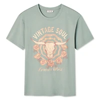 T-shirt à imprimé graphique The Pink Closet pour femmes