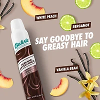 Batiste Plus Divine Dark Dry Shampoo Mini Travel Size, Batiste 50 mL, For Dark Brown Hair