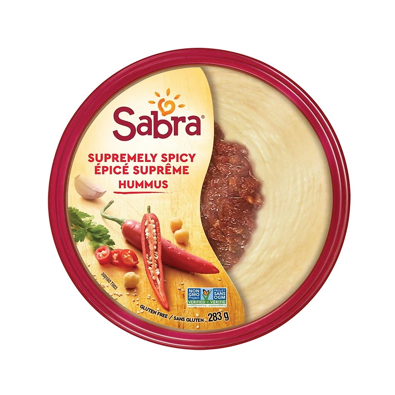 Sabra Supremely Spicy Hummus, 283 grams