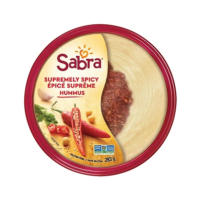 Sabra Supremely Spicy Hummus, 283 grams