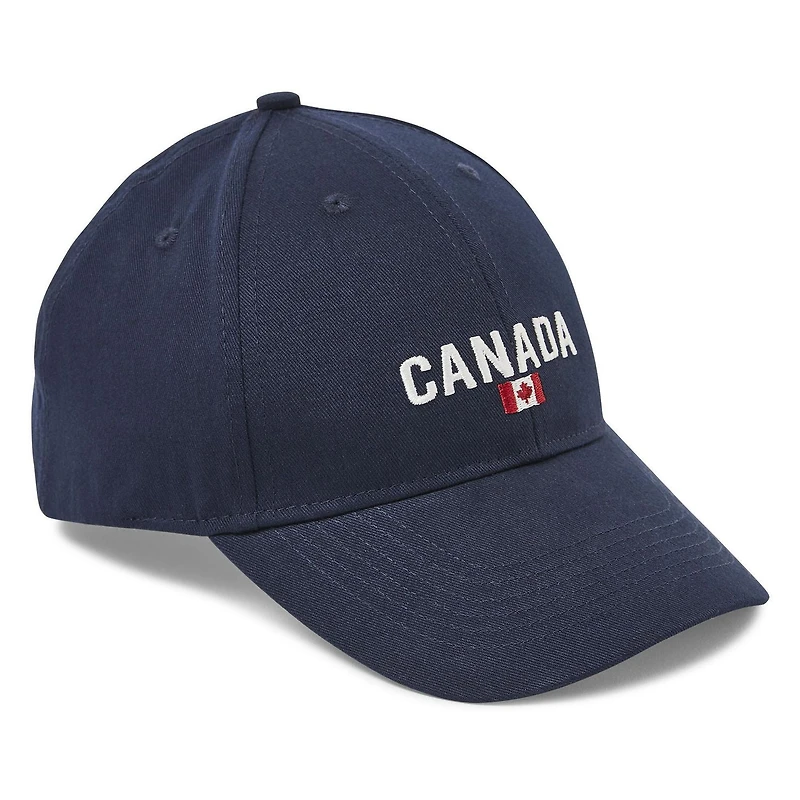 Canadiana Men's Maple Leaf Design Baseball Hat