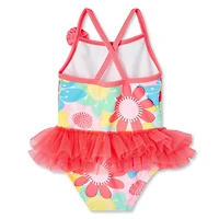 George Baby Girls' Printed Tutu Swimsuit