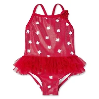 Maillot de bain fête du Canada George pour bébés filles