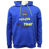 Ninja Drawstring Polyester Fleece Hoodie