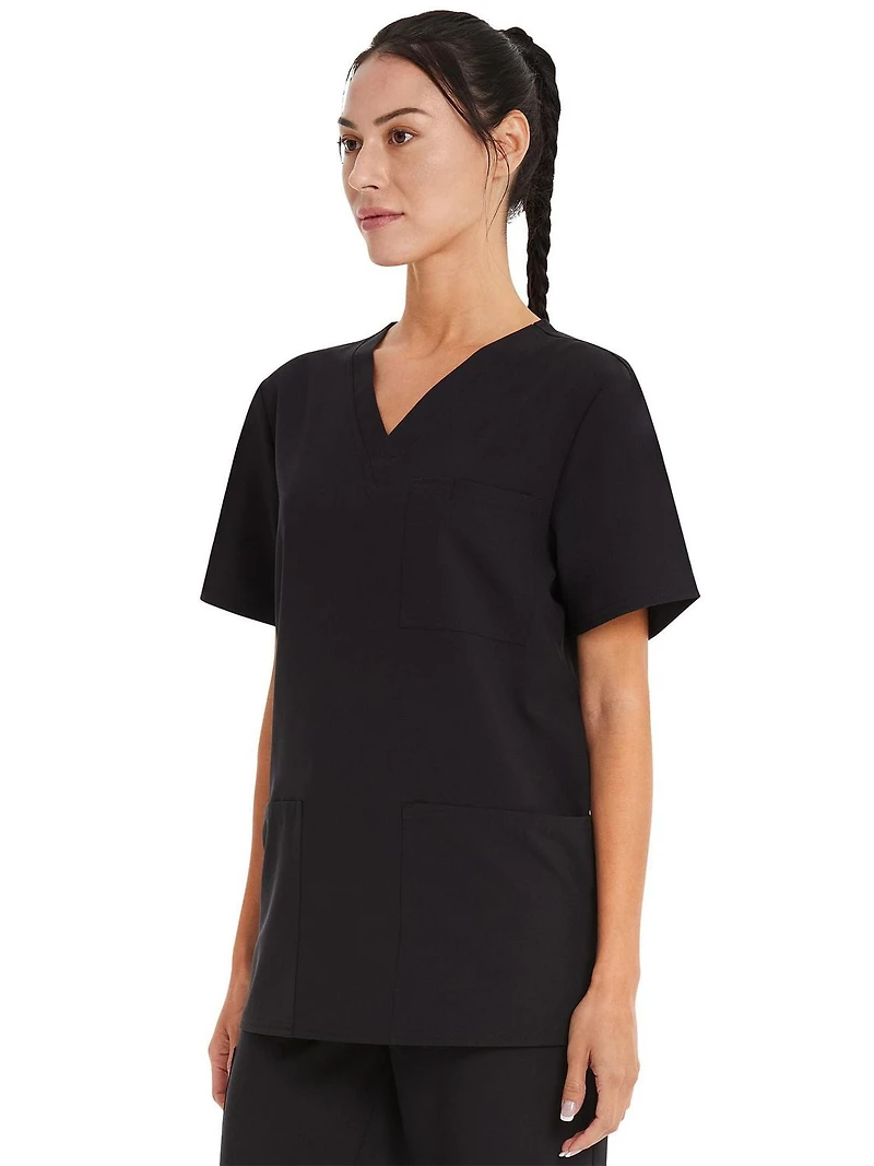 Haut d’uniforme médical à encolure en V Core Essentials unisexe Scrubstar WC846