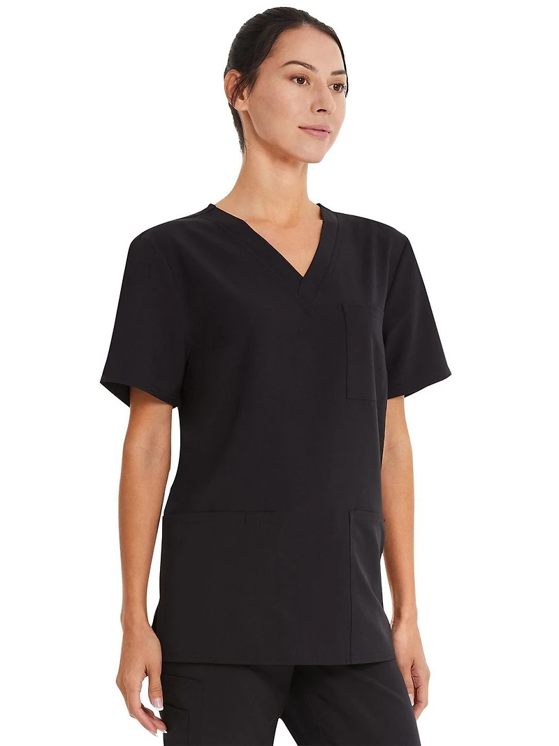 Haut d’uniforme médical à encolure en V Core Essentials unisexe Scrubstar WC846