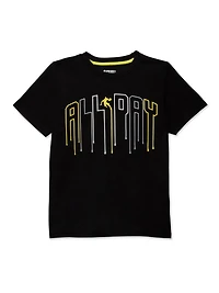 T-shirt graphique "All Day" AND1 pour garçons, jusqu'à la taille 16