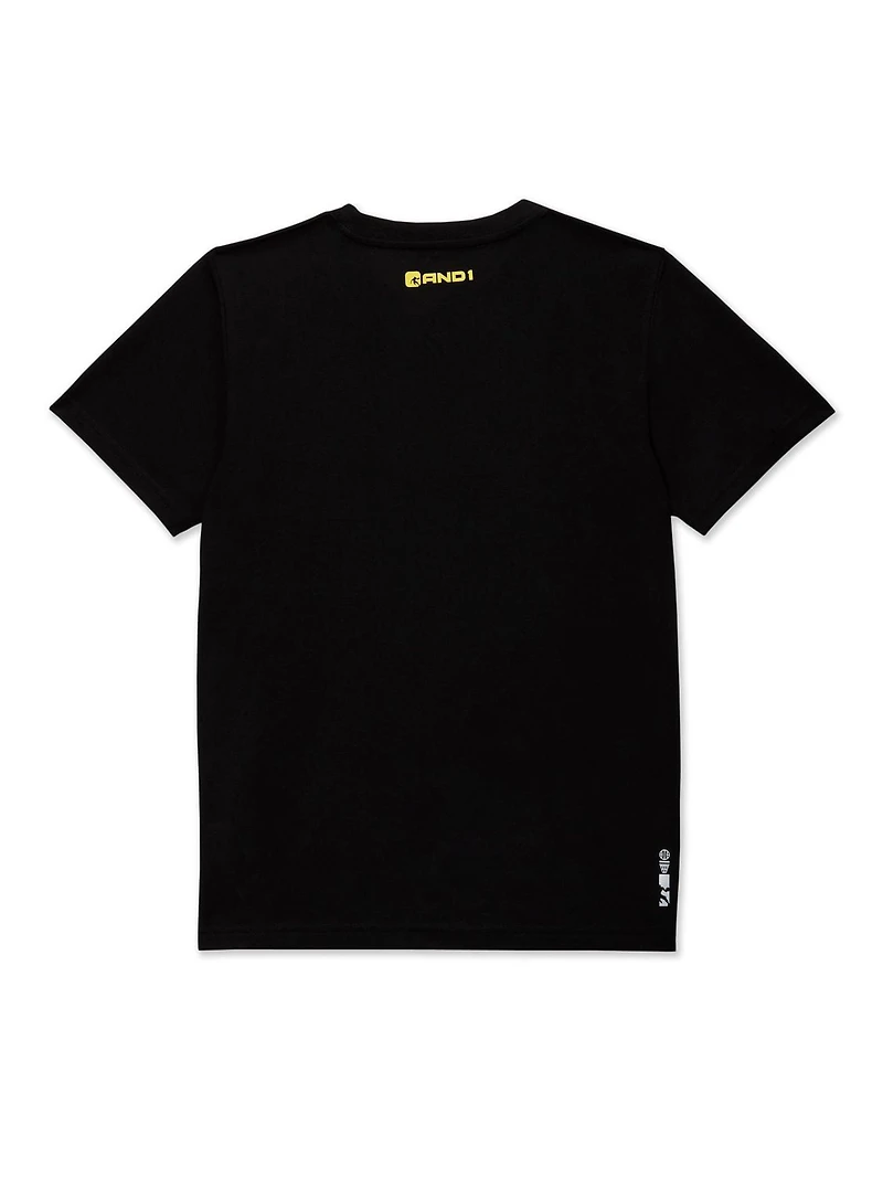 T-shirt graphique "All Day" AND1 pour garçons, jusqu'à la taille 16