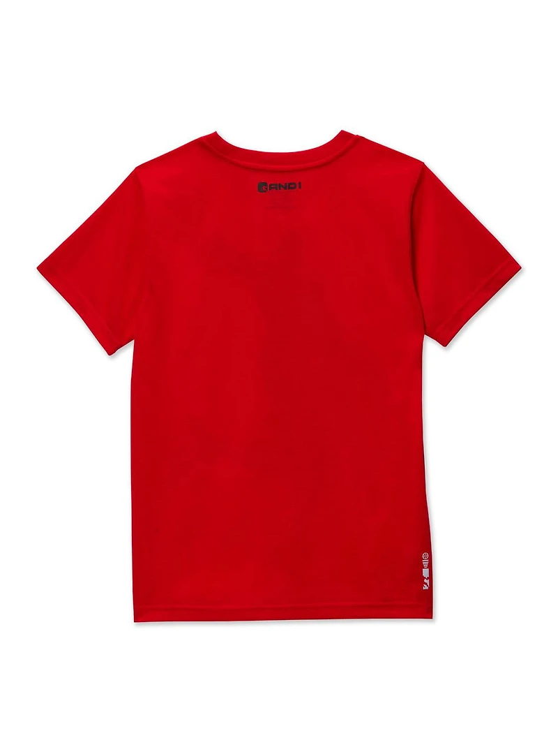 AND1 Boys "Graffiti Player" Graphic Tee, up to size 16