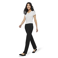 George Women's Pull on Comfort Bengaline Straight Dress Pant