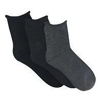 Secret® Ladies 3pk Mid Crew Socks