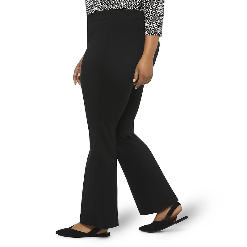 Pantalon semi-évasé George pour femmes Plus