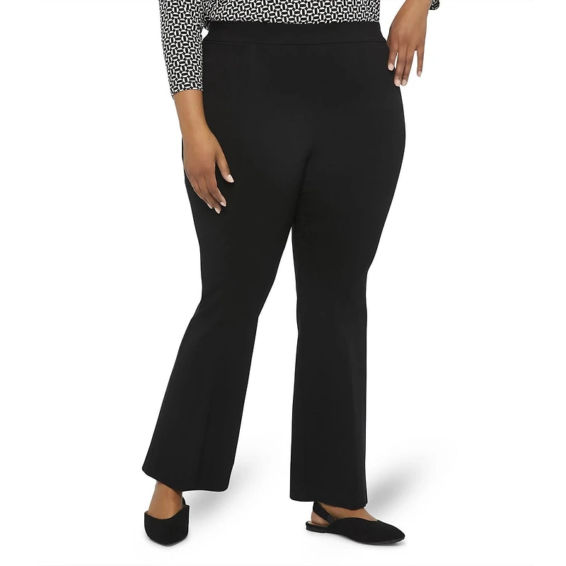 Pantalon semi-évasé George pour femmes Plus