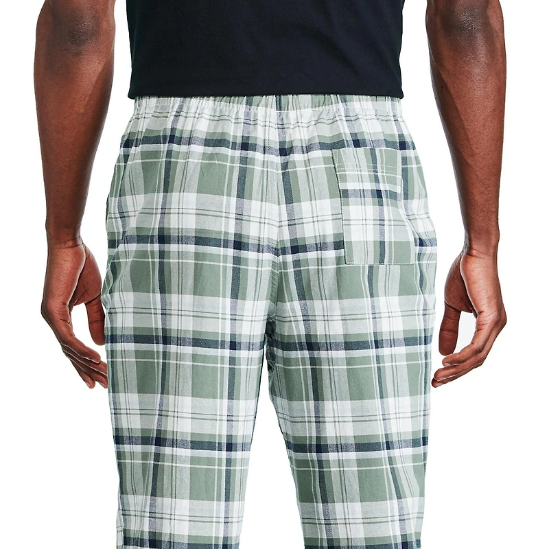 Pantalon de nuit en twill George pour hommes Tailles P-2XL